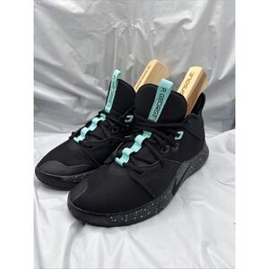 Nike PG 3 Diamond AO2607-006 Black Aqua Paul George Mens Size 9 Basketball Shoes